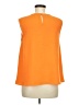 Versona 100% Polyester Orange Sleeveless T-Shirt Size M - photo 2