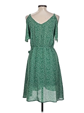 green emerald velvet dress Sienna Floral Wrap Mini Dress
