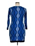 Assorted Brands Graphic Blue Cocktail Dress Size 16 - photo 2