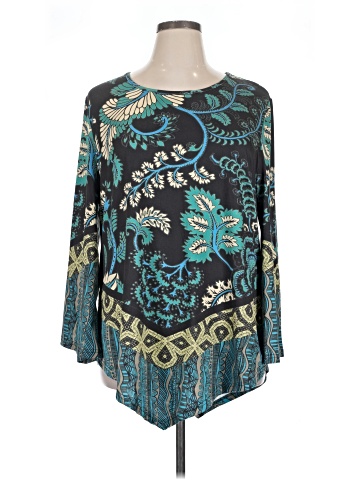 Lily by Firmiana 3/4 Sleeve Blouse (view 1)