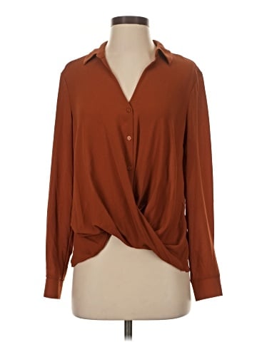 All in Favor Long Sleeve Blouse (view 1)