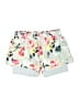 RBX 100% Polyester Floral Blue Shorts Size S - photo 1