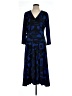 Susan Graver Graphic Blue Casual Dress Size L - photo 1