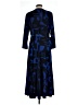 Susan Graver Graphic Blue Casual Dress Size L - photo 2