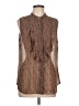 CAbi Brown Sleeveless Button-Down Shirt Size L - photo 1