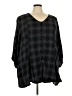 Torrid Black 3/4 Sleeve Blouse Size 5X Plus (6) - photo 1