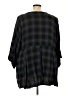 Torrid Black 3/4 Sleeve Blouse Size 5X Plus (6) - photo 2