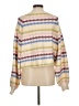 Pull&Bear Stripes Ivory Pullover Sweater Size M - photo 2
