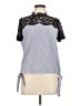 Zara Basic Gray Short Sleeve Blouse Size M - photo 1