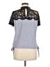 Zara Basic Gray Short Sleeve Blouse Size M - photo 2