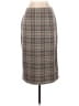 Max Studio Plaid Brown Formal Skirt Size S - photo 2