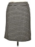 Chadwicks Houndstooth Black Wool Skirt Size 14 - photo 1