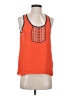 THML 100% Polyester Orange Sleeveless Top Size S - photo 1