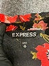 Express 100% Polyester Print Black Casual Dress Size XS - photo 8