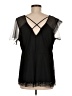 Torrid 100% Polyester Black Short Sleeve Blouse Size Med Plus (00) - photo 2