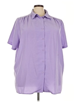 Woman Within Short Sleeve Blouse