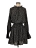 LUCCA 100% Polyester Black Casual Dress Size S - photo 1