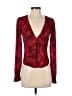 Leith 100% Polyester Red Long Sleeve Blouse Size XS - photo 1