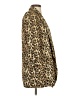 Zara Basic Animal Print Gold Coat Size S - photo 4