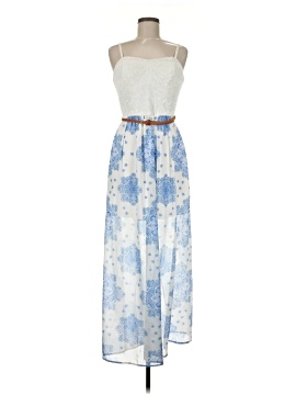 chinese dress ladies Adult Oceans Aglow Marine Life Cap Sleeve Maxi Dress with Pockets 28-30 main image 1