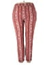 Honey & Lace Print Red Casual Pants Size 2X - photo 1