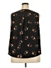 Ryan Wythe 100% Polyester Floral Black Sleeveless Blouse Size 2X - photo 2