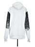 Unbranded 100% Polyester Silver Pullover Hoodie Size S - photo 2