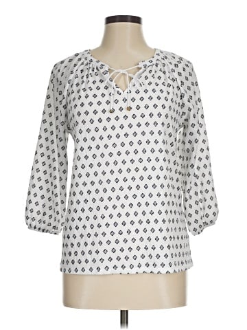 Croft & Barrow 3/4 Sleeve Blouse (view 1)