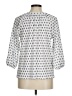 Croft & Barrow White 3/4 Sleeve Blouse Size M (petite) - photo 2