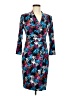 Anne Klein Print Blue Cocktail Dress Size 6 - photo 1