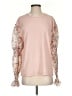 ANNIEWEAR Floral Pink Sweatshirt Size S - photo 1
