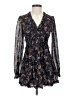 Mi ami 100% Polyester Paisley Blue Casual Dress Size S - photo 1