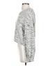 TeXTURE & THREAD Madewell Metallic Silver Pullover Sweater Size S - photo 5