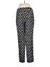 rsvp by TALBOTS Polka Dots Black Casual Pants Size 2 - photo 2