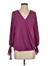 Everleigh 100% Polyester Purple 3/4 Sleeve Blouse Size XS - photo 1