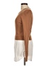 Veronica Beard 100% Merino Wool Brown Wool Pullover Sweater Size M - photo 5