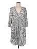 ASOS 100% Polyester Animal Print Silver Casual Dress Size 8 - photo 1