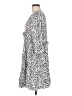 ASOS 100% Polyester Animal Print Silver Casual Dress Size 8 - photo 5