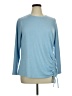 INC International Concepts Blue 3/4 Sleeve Top Size 1X - photo 1