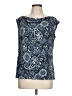 Kasper Blue Sleeveless Blouse Size L - photo 1
