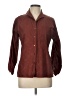 Assorted Brands Burgundy Brown 3/4 Sleeve Button-Down Shirt Size L (estimated) - photo 1