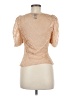 BCBGMAXAZRIA Tan Short Sleeve Blouse Size 8 - photo 2