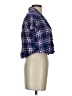 Rails 100% Rayon Plaid Purple Short Sleeve Blouse Size XS - photo 4