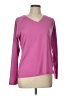 Adidas 100% Polyester Pink Long Sleeve T-Shirt Size L (estimated) - photo 1