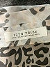 12th Tribe Animal Print Silver Long Sleeve Blouse Size M - photo 7