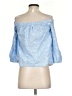 Milly 100% Cotton Blue Cardigan Size P (petite) - photo 2