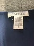 Capella Apparel Solid Blue Casual Dress Size S - photo 7