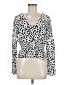 Express 100% Rayon White Long Sleeve Top Size M - photo 1