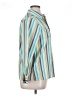 Foxcroft Stripes Green 3/4 Sleeve Button-Down Shirt Size 14 (petite) - photo 4