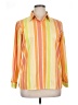 Foxcroft Stripes Orange 3/4 Sleeve Blouse Size 14 (petite) - photo 1